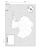 Map of Antarctica