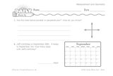 Math Warm-Up 124 for Gr. 3 & 4: Measurement & Geometry