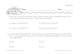 Math Warm-Up 61 for Gr. 3 & 4: Operations